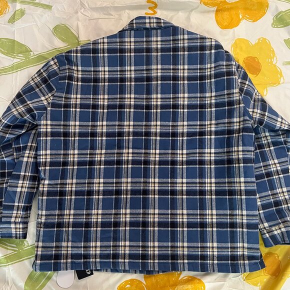 Chrome Hearts Ch Flannel Jacket Blue - Picture 8 of 9